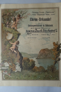 Ehrenurkunde September 1925